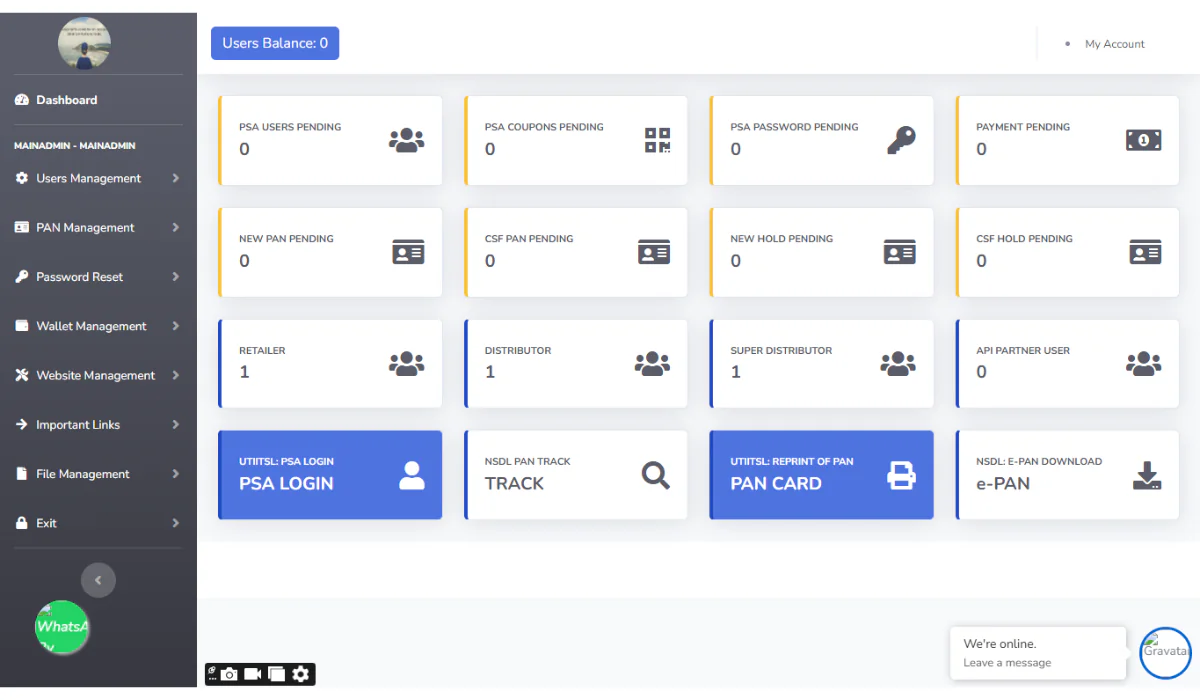 NSDL UTI Pan Web Application Source Code And Software