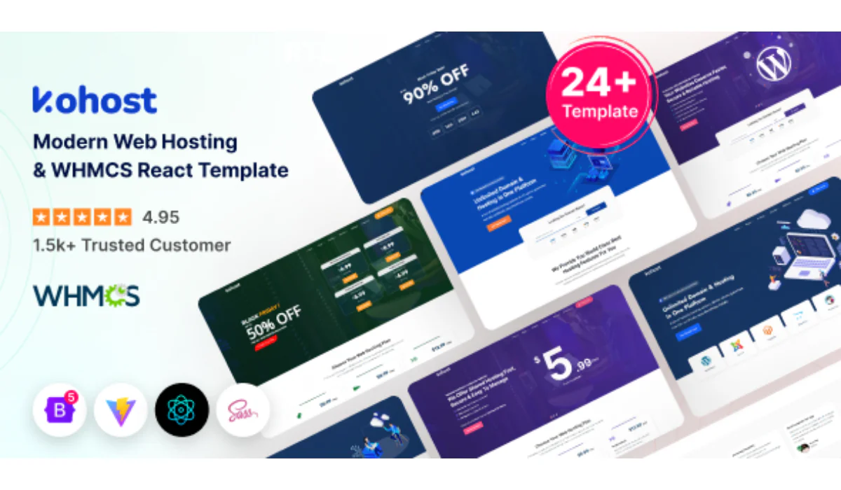 Kohost – Modern Web Hosting & WHMCS Template